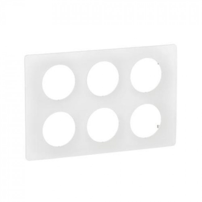 Πλαίσιο 6 Θέσεων Σε 2 Σειρές Λευκό Enamelled Celiane™ CP0010 LEGRAND