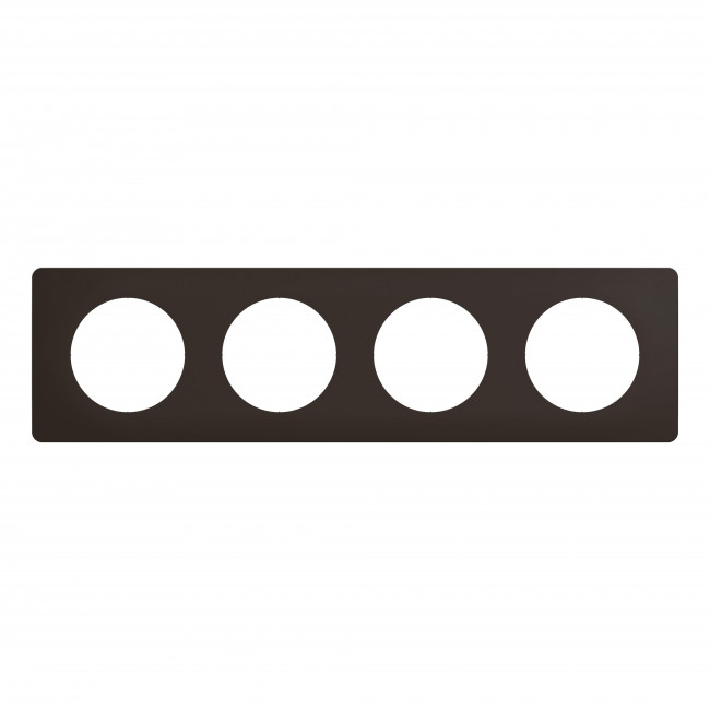Πλαίσιο 4 Θέσεων Μαύρο Mat Celiane™ CP0104 LEGRAND