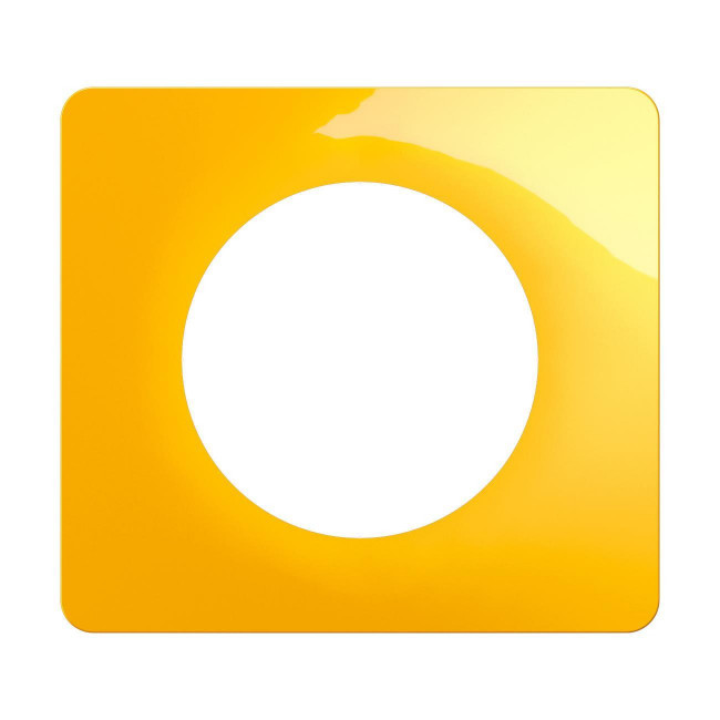 Πλαίσιο 1 Θέσης Κίτρινο Saffron Celiane™ CP0401 LEGRAND