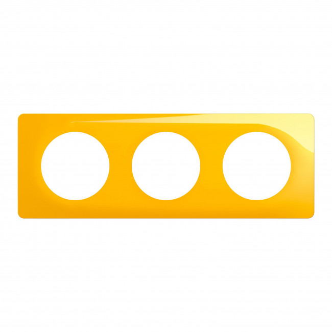 Πλαίσιο 3 Θέσεων Κίτρινο Saffron Celiane™ CP0403 LEGRAND