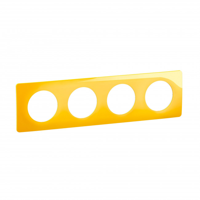 Πλαίσιο 4 Θέσεων Κίτρινο Saffron Celiane™ CP0404 LEGRAND