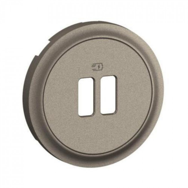Μετώπη Πρίζας USB Τιτάνιο Celiane™ CT0154 LEGRAND