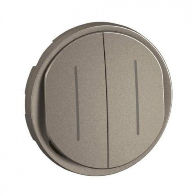 Μετώπη 2 Πλήκτρων Τιτάνιο Ένδειξης Κατάστασης Celiane™ CT2007 LEGRAND