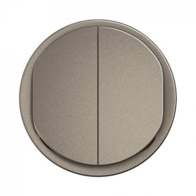 Μετώπη 2 Πλήκτρων Τιτάνιο Φωτεινής Λειτουργίας Celiane™ CT3001 LEGRAND