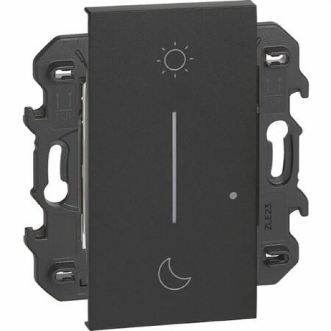 Πλήκτρο 2 Στοιχείων Αφύπνισης/Ύπνου Μαύρο KG41M2 LivingNow with Netatmo®