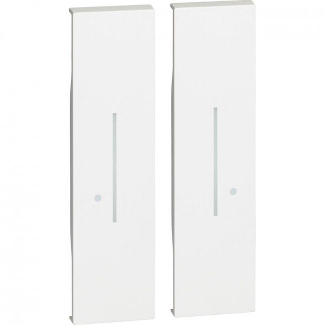 Πλήκτρο 2 Στοιχείων Ασύρματου Διπλού Διακόπτη Λευκό KW36M2 LivingNow with Netatmo®