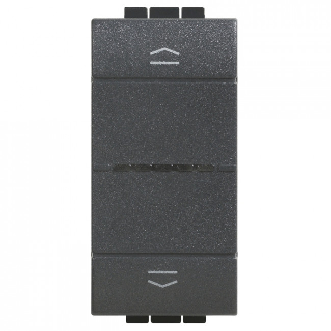 Ενσύρματος Διακόπτης Ρολών Γραφίτης L4027C LivingLight with Netatmo®