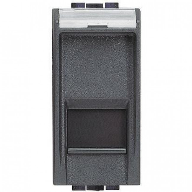 Πρίζα Δικτύου RJ45 Cat.6 UTP 1 Στοιχείου Γραφίτης L4279C6 BTICINO