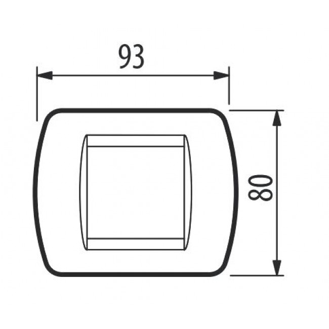 Πλαίσιο 2 Στοιχείων Λευκό L4802PB BTICINO
