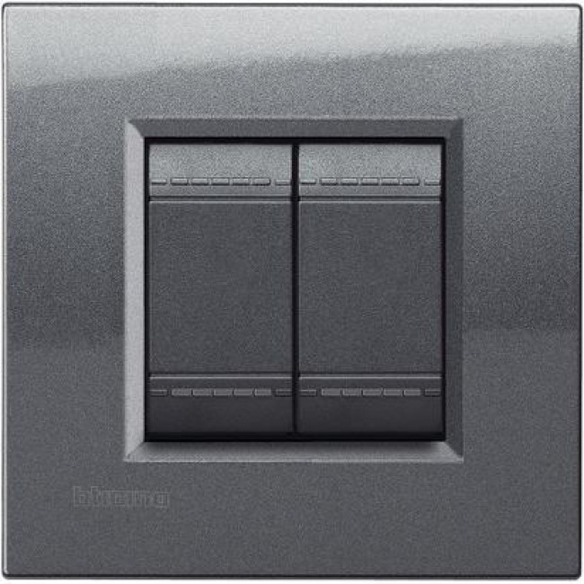 Πλαίσιο 2 Στοιχείων Ανθρακί LNA4802AC BTICINO