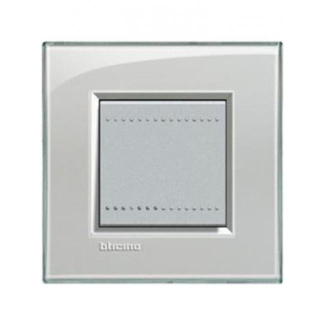 Πλαίσιο 2 Στοιχείων Cold Grey LNA4802KG BTICINO