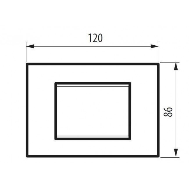 Πλαίσιο 3 Στοιχείων Ανθρακί LNA4803AC BTICINO