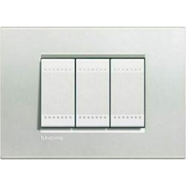 Πλαίσιο 3 Στοιχείων Silver LNA4803AG BTICINO