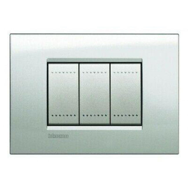 Πλαίσιο 3 Στοιχείων Silver Moon LNA4803GL BTICINO