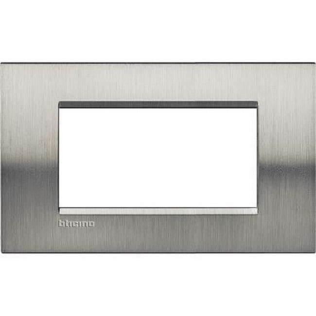 Πλαίσιο 4 Στοιχείων Brushed Steel LNA4804ACS BTICINO