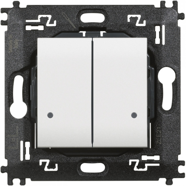 Ασύρματος Διακόπτης Διπλός Λευκό N4003DCW LivingLight with Netatmo®