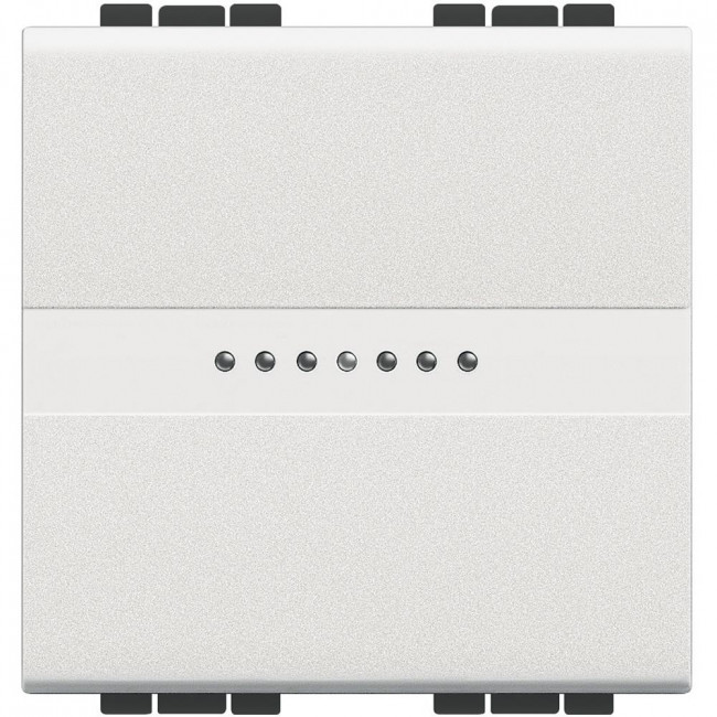 Διακόπτης Ενδιάμεσος A/R Αξονικός 2 Στοιχείων Λευκό N4054M2 BTICINO