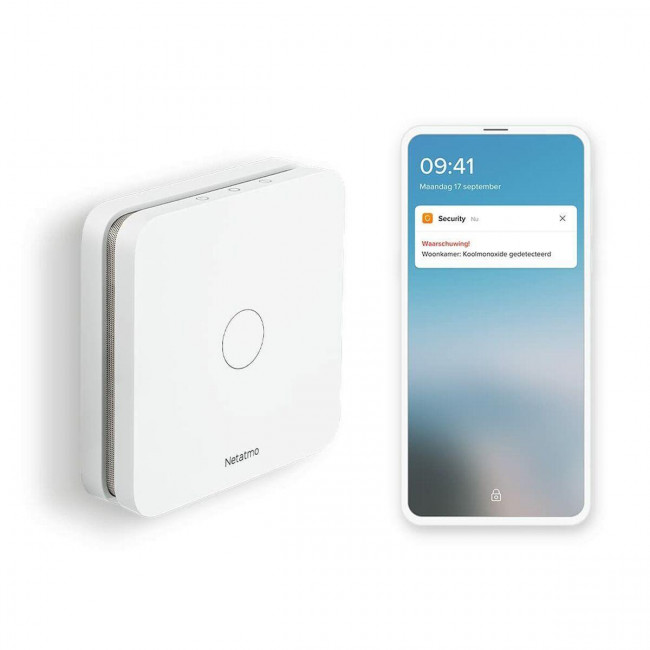 Ανιχνευτής Μονοξειδίου Άνθρακα WiFi & Bluetooth NCO-EC NETATMO