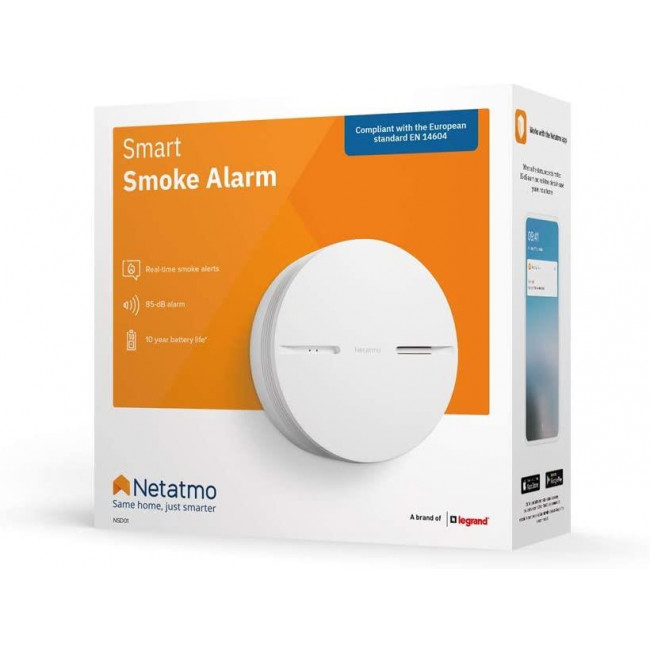 Ανιχνευτής Καπνού Smart WiFi NSA-EC NETATMO