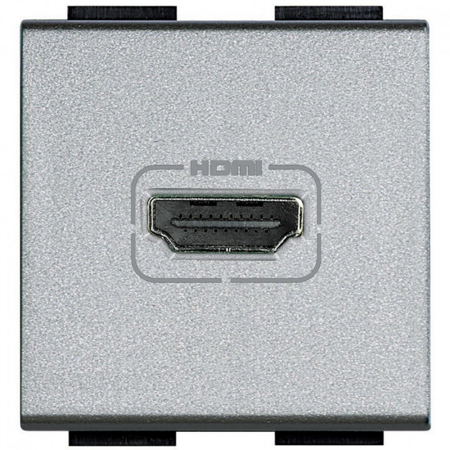 Πρίζα HDMI 2 Στοιχείων Αλουμίνιο NT4284 BTICINO