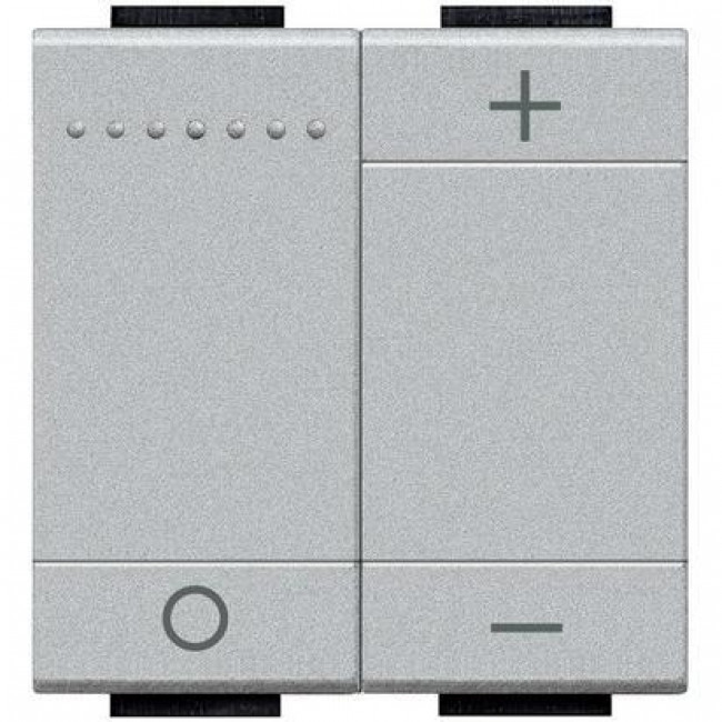 Dimmer Πλήκτρου 1-10V 2 Στοιχείων Αλουμίνιο NT4410N BTICINO