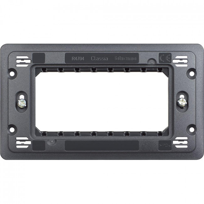 Βάση 4 Στοιχείων Για Στήριξη Με Βίδες Classia R4704P BTICINO