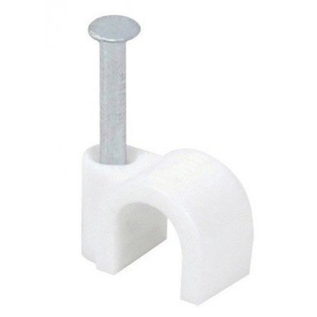 Στηρίγματα Καλωδίων Ρόκα 5/20 (100τμχ) Λευκό VIOKAR