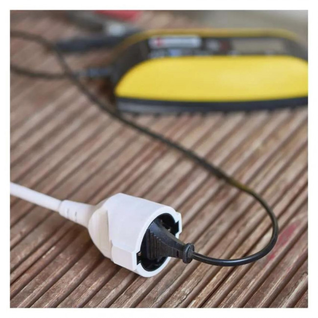 Προέκταση Σούκο 3 Μέτρα Με 3x1.5mm Καλώδιο Λευκό EMOS