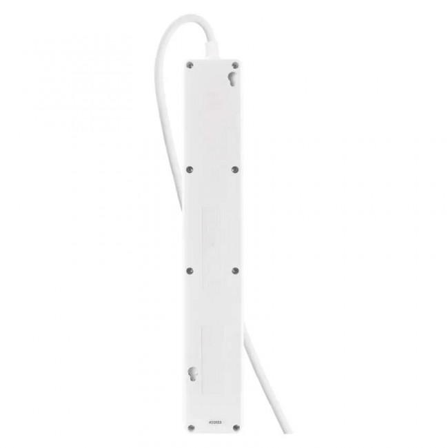 Πολύπριζο 5 Σούκο, 2 USB Με Διακόπτη 3m Λευκό P1523RU EMOS