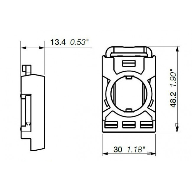 Βάση Στήριξης 3 Θέσεων MCBH-00 ABB