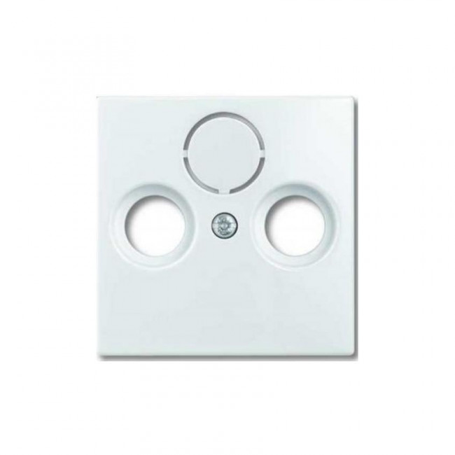 Μετώπη TV-R/SAT Λευκό 1743-94 Basic55 ABB