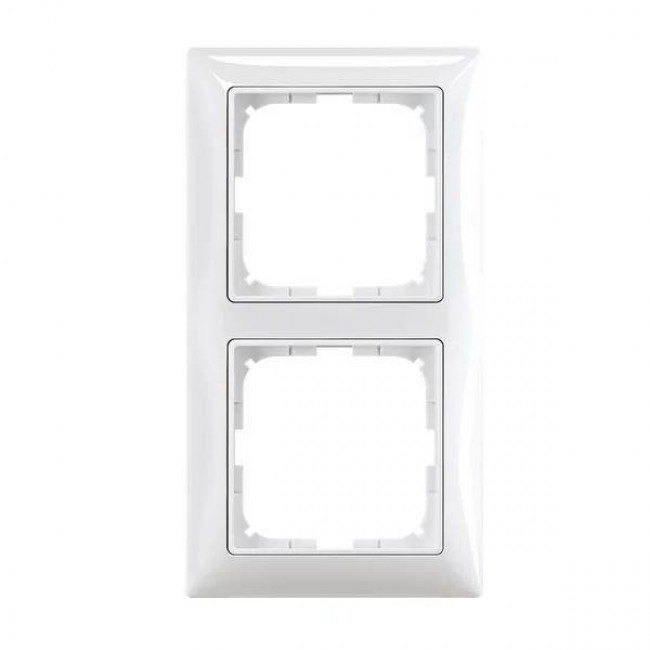 Πλαίσιο 2 Θέσεων Λευκό 2512-94-507 Basic55 ABB