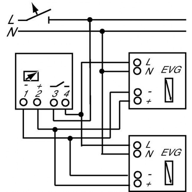 Μηχανισμός Dimmer Περιστροφικός 1-10V 2112U-101-500 BUSCH-JAEGER/ABB