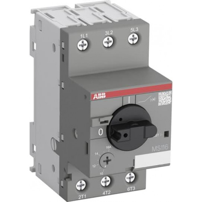 Θερμομαγνητικός Διακόπτης 4.0…6.3Α MS116-6.3 ABB