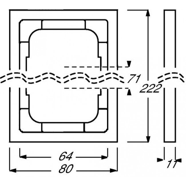 Πλαίσιο 3 Θέσεων Κρέμ 1723-182K Future BUSCH-JAEGER/ABB