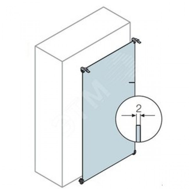 Μεταλλική Πλάτη GMP6B Για Ερμάριο Gemini No6 ABB
