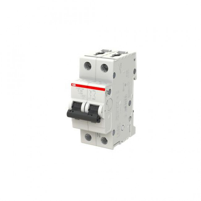Αυτόματη Ασφάλεια 1P+N C 10A 6kA S201-C10NA ABB
