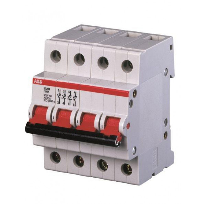 Διακόπτης Ράγας 4P 80A E204/80R ABB