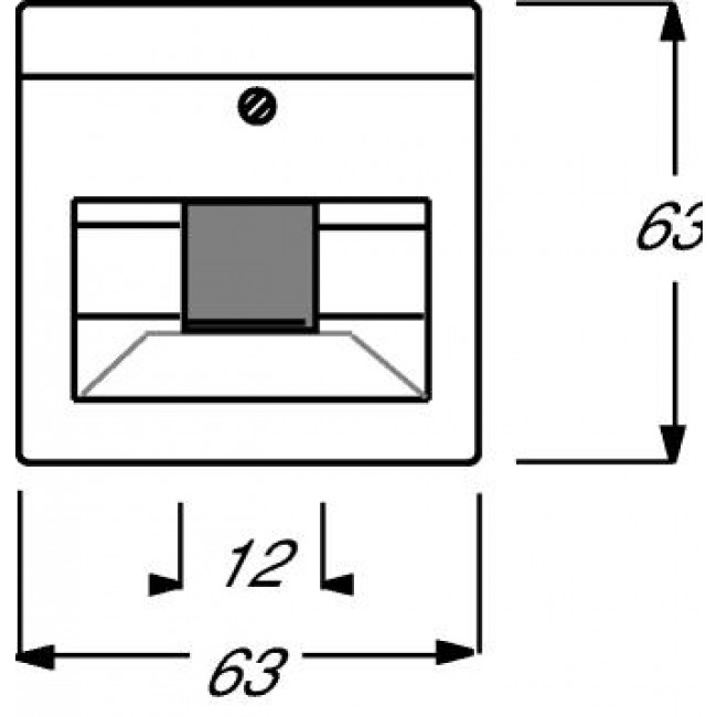 Μετώπη Πρίζας Τηλεφώνου Ή Data Λευκό 1803-84 BUSCH-JAEGER/ABB