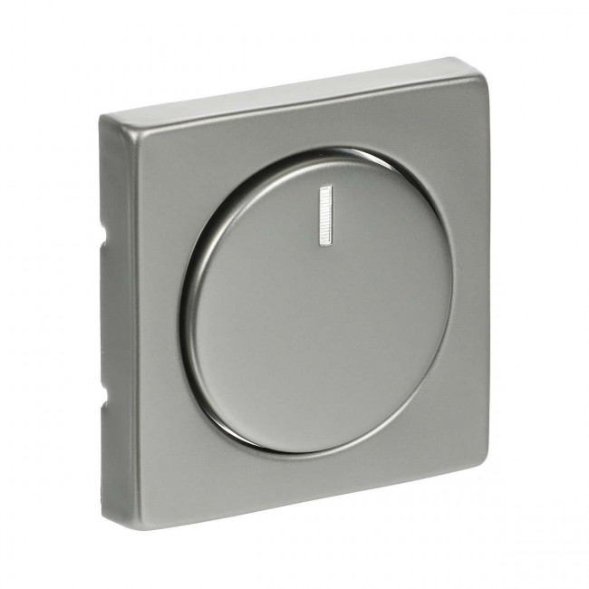 Μετώπη Περιστροφικού Dimmer Ατσάλι 6540-101-866 Pure BUSCH-JAEGER/ABB