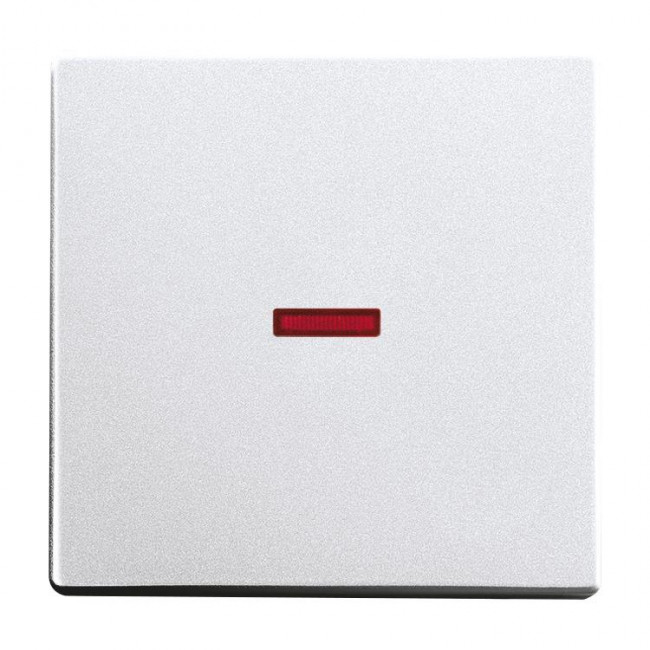 Μετώπη 1 Πλήκτρου Φωτεινής Λειτουργίας Αλουμίνιο 1789-83 BUSCH-JAEGER/ABB