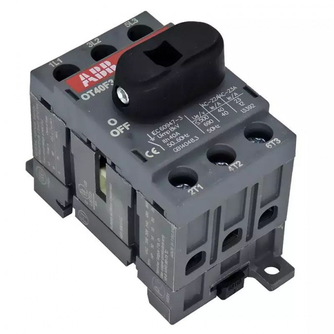 Διακόπτης Φορτίου 3P 40Α OT40F3 ABB
