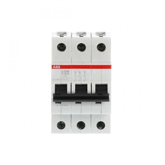 Αυτόματη Ασφάλεια 3P K 50A 10kA S203M-K50 ABB