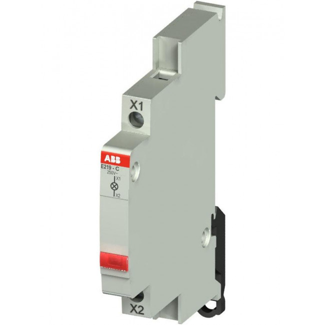 Ενδεικτική Λυχνία Ράγας Κόκκινη 250VAC E229G-C ABB