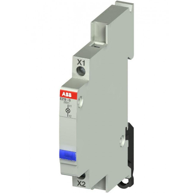 Ενδεικτική Λυχνία Ράγας Μπλε 250VAC E229G-G ABB