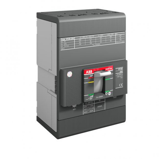 Αυτόματος Διακόπτης Ισχύος 3P 250Α 36kA XT3N250 TMD250-2500 3p FF ABB