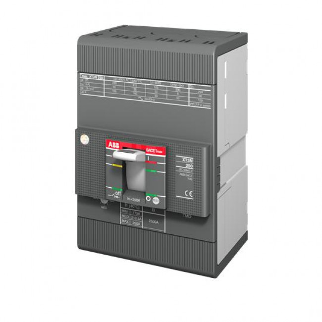 Αυτόματος Διακόπτης Ισχύος 3P 100A 50kA XT3S250 TMD100-1000 3p FF ABB