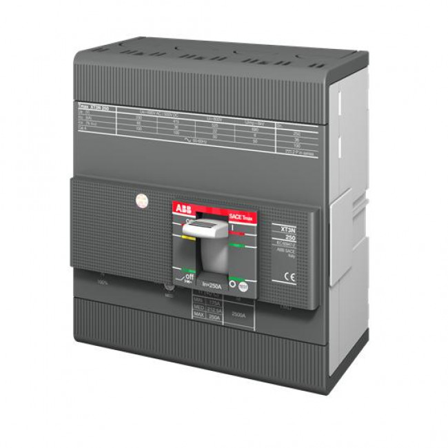 Αυτόματος Διακόπτης Ισχύος 4P 125A 50kA (InN=50%) XT3S250 TMD125-1250 4p FF ABB