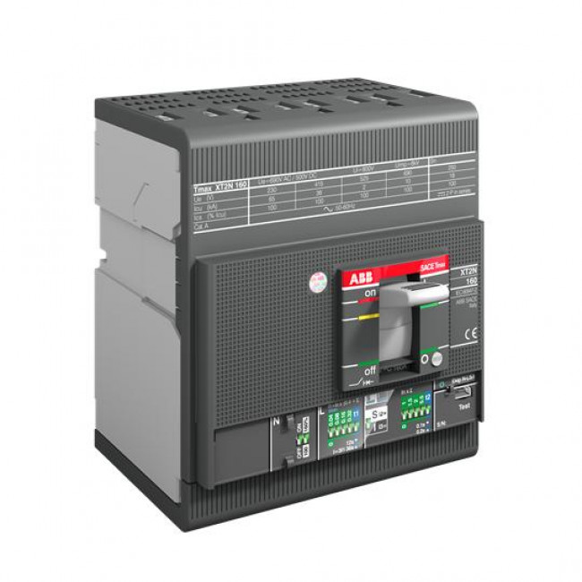 Αυτόματος Διακόπτης Ισχύος 4P 160A 70kA XT2H160 EkipLS/I In=160A 4p FF ABB