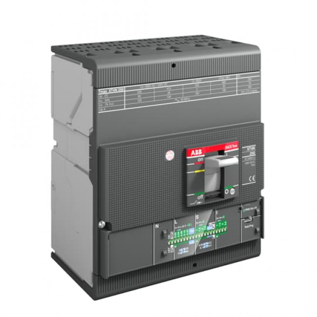 Αυτόματος Διακόπτης Ισχύος 4P 250A 70kA XT4H250 EkipLS/I In=250A 4p FF ABB